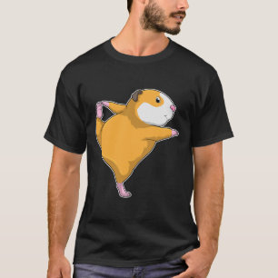 Guinea Schwein bei Yoga T-Shirt