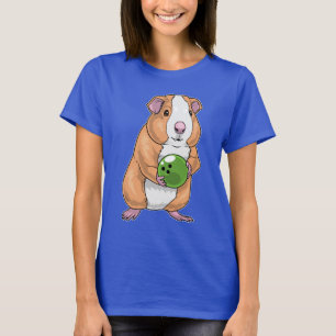 Guinea Schwein Bowling Bowling T-Shirt