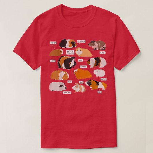 Guinea Schwein brütet Kostümzubehör T-Shirt (Design vorne)