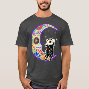 Guinea schwein Dia de Los Muertos Skeleton T-Shirt
