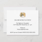 Guinea Schwein. Einladung (Vorderseite)