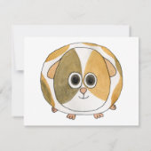 Guinea Schwein. Einladung (Rückseite)