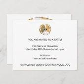 Guinea Schwein. Einladung (Vorne/Hinten)