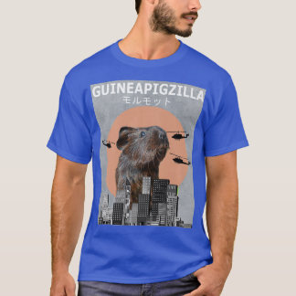 Guinea Schwein Guinepigzilla Funny Guinea Schweine T-Shirt