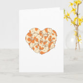 Guinea Schwein Herz Karte (Gelbe Blume)