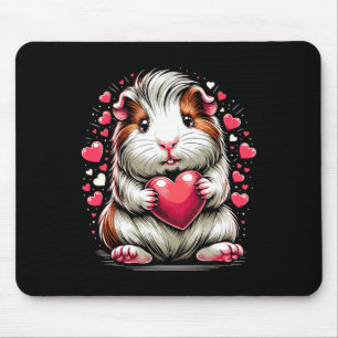 Guinea Schwein Herzschlag Valentinstag Niedliches Mousepad