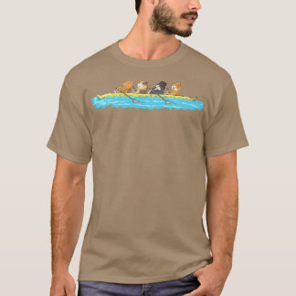 Guinea Schwein im Boot A T-Shirt