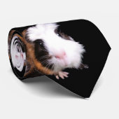 Guinea Schwein Muster, Unisex Silky Krawatte, Krawatte (Gerollt)