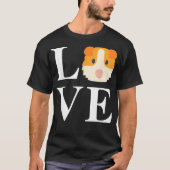 Guinea Schwein Niedlich Funny Guinea Schweine Funn T-Shirt (Vorderseite)