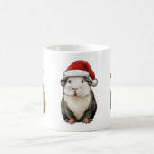 Guinea Schwein Niedlich in Weihnachten Vibes Xmas Kaffeetasse (Mittel)