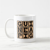 Guinea Schwein, Niedliches Haustier oder Testfach Kaffeetasse (Links)
