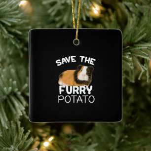 Guinea Schwein - Rett Keramikornament
