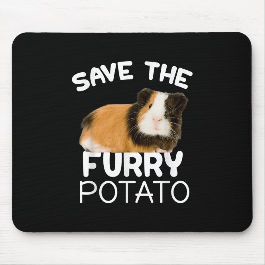 Guinea Schwein - Rett Mousepad (Vorne)