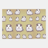 Guinea Schwein verrückte Guinea Mädchen Geburtstag Geschenkpapier Set (Vorderseite 2)