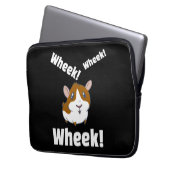Guinea Schwein Wheek! Ach! Laptopschutzhülle (Vorderseite Links)