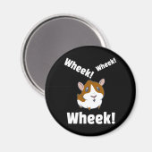 Guinea Schwein Wheek! Ach! Magnet (Vorderseite/Rückseite)
