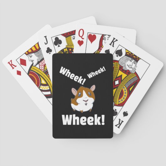 Guinea Schwein Wheek! Ach! Spielkarten (Rückseite)