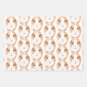 Guinea Schwein Wrapping Paper Flat Sheet Set 3 Geschenkpapier Set (Vorderseite 2)
