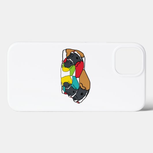 Guinea Schweine Case-Mate iPhone Hülle (Rückseite (Horizontal))