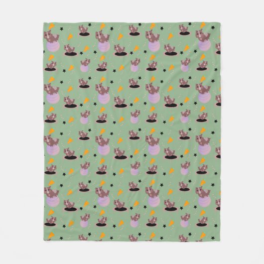 Guinea Schweine Fitness Funny Design Fleecedecke (Vorderseite)
