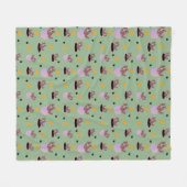 Guinea Schweine Fitness Funny Design Fleecedecke (Vorderseite (Horizontal))