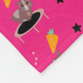 Guinea Schweine Fitness Funny Design Fleecedecke (Ecke)