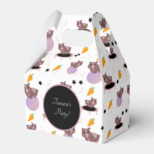 Guinea Schweine Fitness Geschenkschachtel (Vorderseite)