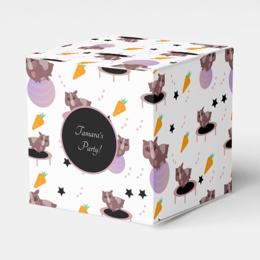 Guinea Schweine Fitness Geschenkschachtel (Vorderseite)