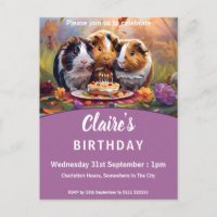 Guinea Schweine Geburtstagspartei