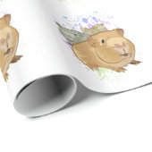 Guinea Schweine Geschenkpapier (Rolleneckpunkt)