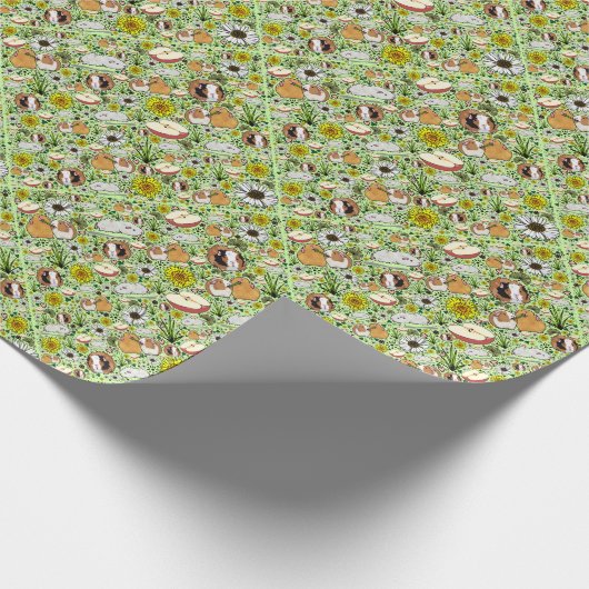 Guinea Schweine Geschenkpapier (Ecke)
