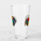 Guinea Schweine Glas (Links)