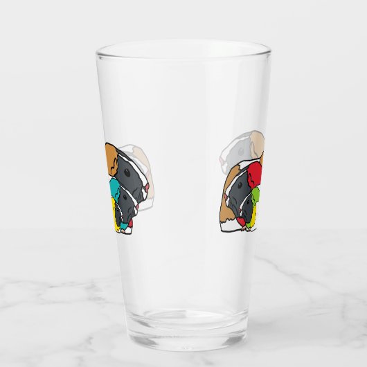 Guinea Schweine Glas (Rechts)