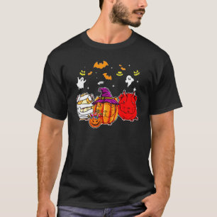Guinea Schweine glückliche Halloween Niedlichen Mu T-Shirt