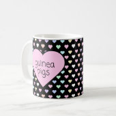 Guinea Schweine Herz Tasse (Vorderseite Links)