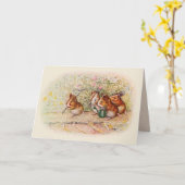 Guinea Schweine im Garten pflanzen Karte (Gelbe Blume)