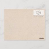 Guinea Schweine im Garten pflanzen Postkarte (Rückseite)