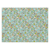 Guinea Schweine in blau Tischdecke (Vorderseite (Horizontal))