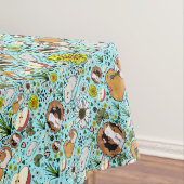 Guinea Schweine in blau Tischdecke (Beispiel)