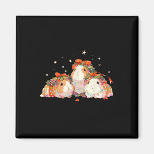 Guinea Schweine in der Guinea Weihnachtslicht vers Magnet