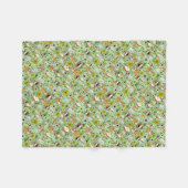 Guinea Schweine in Grün Fleecedecke (Vorderseite (Horizontal))