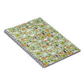 Guinea Schweine in Grün Notizblock (Rechte Seite)