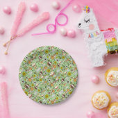 Guinea Schweine in Grün Pappteller (Party)