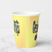 Guinea Schweine ist das Wort, Papier Party Cups Pappbecher (Rechts)