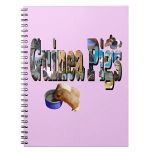 Guinea Schweine ist das Wort, Spiral-Notebook Notizblock
