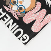 Guinea Schweine Mama Funny Rodents  Fleecedecke (Ecke)