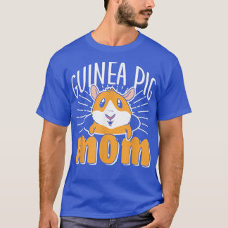 Guinea Schweine Mama Tier Niedlich Lover Pet 2238 T-Shirt