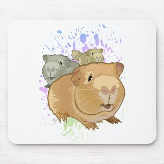 Guinea Schweine Mousepad (Vorne)