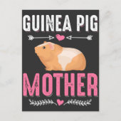 Guinea Schweine Mutter Nagetiere Liebe Postkarte (Vorderseite)