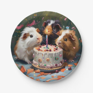 Guinea Schweine Party Pappteller